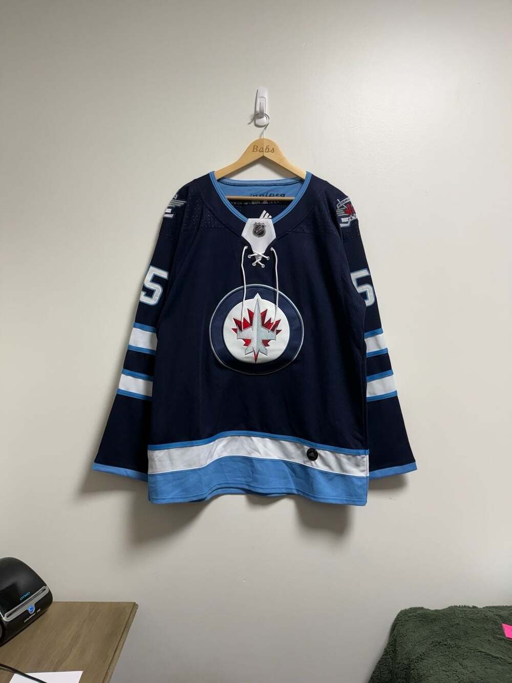 Adidas Winnipeg Jets Mark Scheifele #55 Jersey Size 54